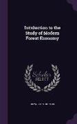 Intrduction to the Study of Modern Forest Economy