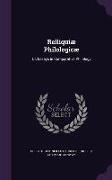 Relliquiæ Philologicæ: Or, Essays in Comparative Philology