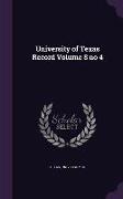 University of Texas Record Volume 8 No 4