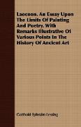 Laocoon. an Essay Upon the Limits of Painting and Poetry. with Remarks Illustrative of Various Points in the History of Ancient Art