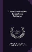 List of References on International Arbitration