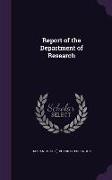 Report of the Department of Research