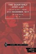 QUARTERLY ARMY LIST FOR THE QUARTER ENDING 31st DECEMBER 1917 Volume 7
