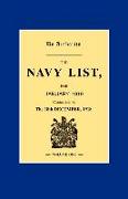 NAVY LIST JANUARY 1919 (Corrected to 18th December 1918 ) Volume 1