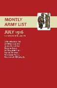 MONTHLY ARMY LIST. JULY 1916 Volume 3