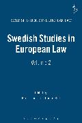 Swedish Studies in European Law - Volume 2