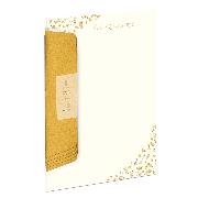 W-Design-Pack 5/5 A4/DL, Frohe Weihn. ivory/ HF, gold/BU(75)
