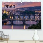 PRAG Impressionen bei Tag und Nacht (Premium, hochwertiger DIN A2 Wandkalender 2023, Kunstdruck in Hochglanz)