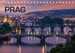 PRAG Impressionen bei Tag und Nacht (Tischkalender 2023 DIN A5 quer)