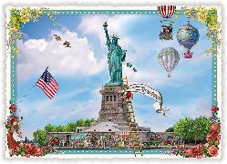 Postkarte. USA-Edition - New York, Statue of Liberty 1
