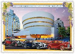 Postkarte. USA-Edition - New York, Solomon R. Guggenheim Museum