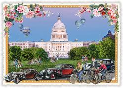 Postkarte. USA-Edition - Washington D.C., The Capitol / Quer