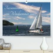 Travemünder Woche vom Windjammer aus (Premium, hochwertiger DIN A2 Wandkalender 2023, Kunstdruck in Hochglanz)