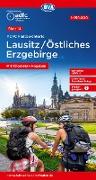 ADFC-Radtourenkarte 14 Lausitz /Östliches Erzgebirge 1:150.000, reiß- und wetterfest, E-Bike geeignet, GPS-Tracks Download, mit Bett+Bike Symbolen, mit Kilometer-Angaben