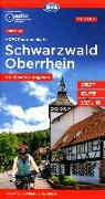 ADFC-Radtourenkarte 24 Schwarzwald Oberrhein 1:150.000, reiß- und wetterfest, E-Bike geeignet, GPS-Tracks Download, mit Bett+Bike Symbolen, mit Kilometer-Angaben