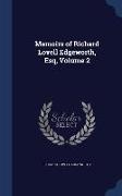 Memoirs of Richard Lovell Edgeworth, Esq, Volume 2