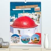 Stadt Mykonos - Reiseplaner (Premium, hochwertiger DIN A2 Wandkalender 2023, Kunstdruck in Hochglanz)