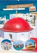 Stadt Mykonos - Reiseplaner (Wandkalender 2023 DIN A2 hoch)