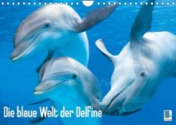 Die blaue Welt der Delfine (Wandkalender 2023 DIN A4 quer)