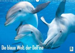 Die blaue Welt der Delfine (Wandkalender 2023 DIN A3 quer)