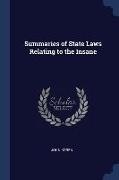 Summaries of State Laws Relating to the Insane