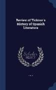 Review of Ticknor's History of Spanish Literature