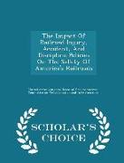 The Impact of Railroad Injury, Accident, and Discipline Policies on the Safety of America's Railroads - Scholar's Choice Edition