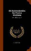 Die Kaiserurkunden Der Provinz Westfalen: 777 - 1313, Volume 1