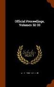 Official Proceedings, Volumes 32-33