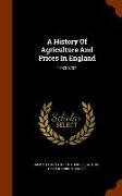 A History Of Agriculture And Prices In England: 1583-1702