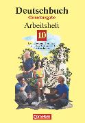 Deutschbuch, Sprach- und Lesebuch, Grundausgabe 1999, 10. Schuljahr, Arbeitsheft mit Lösungen