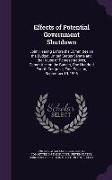 Effects of Potential Government Shutdown: Joint Hearing Before the Committee on the Budget, United States Senate and the House of Representatives, Com