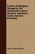 Leaders Of Religious Thought In The Nineteenth Century