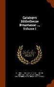Catalogvs Bibliothecae Bvnavianae ..., Volume 1