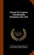 Library of Congress Classification Schedules, Part 1916