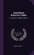 Logarithmic Reduction Tables: For Students of Analytical Chemistry