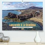 Lanzarote & La Graciosa - Inseln der spektakulären Landschaften (Premium, hochwertiger DIN A2 Wandkalender 2023, Kunstdruck in Hochglanz)