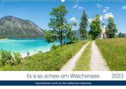 Es is so schee am Walchensee 2023 (Wandkalender 2023 DIN A2 quer)