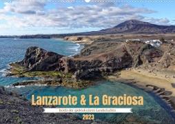 Lanzarote & La Graciosa - Inseln der spektakulären Landschaften (Wandkalender 2023 DIN A2 quer)