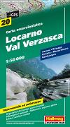 Locarno-Val Verzasca Wanderkarte Nr. 20, 1:50 000