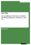 Die Schuldfrage in Max Frischs "Andorra" und Wolfgang Borcherts "Draussen vor der Tür"