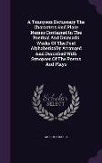 A Tennyson Dictionary The Characters And Place Names Contained In The Poetical And Dramatic Works Of The Poet Alphabetically Arranged And Described Wi