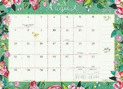 Katie Daisy 2022-2023 Desk Pad Calendar