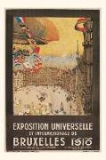 Vintage Journal Poster for 1910 Brussells Exhibition
