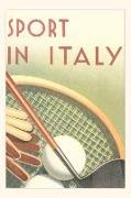 Vintage Journal Sport in Italy Poster
