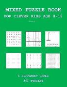 Mixed Puzzle Book for Clever Kids Age 8-12: Volume 3
