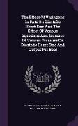 The Effect Of Variations In Rate On Diastolic Heart Size And The Effect Of Venous Injections And Increase Of Venous Pressure On Diastolic Heart Size A