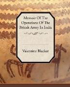 Memoir Of The Operations Of The British Army In India