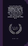 Past and Pending Silver Legislation, March 10, 1892.--Bimetallism, or, The Double Standard, Sept. 6, 1893.--Our Currency Problems. Mar. 23, 1896.--The