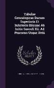 Tabulae Genealogicae Ducum Superioris Et Inferioris Silesiae Ab Initio Saeculi Xii. Ad Praesens Usque Xviii